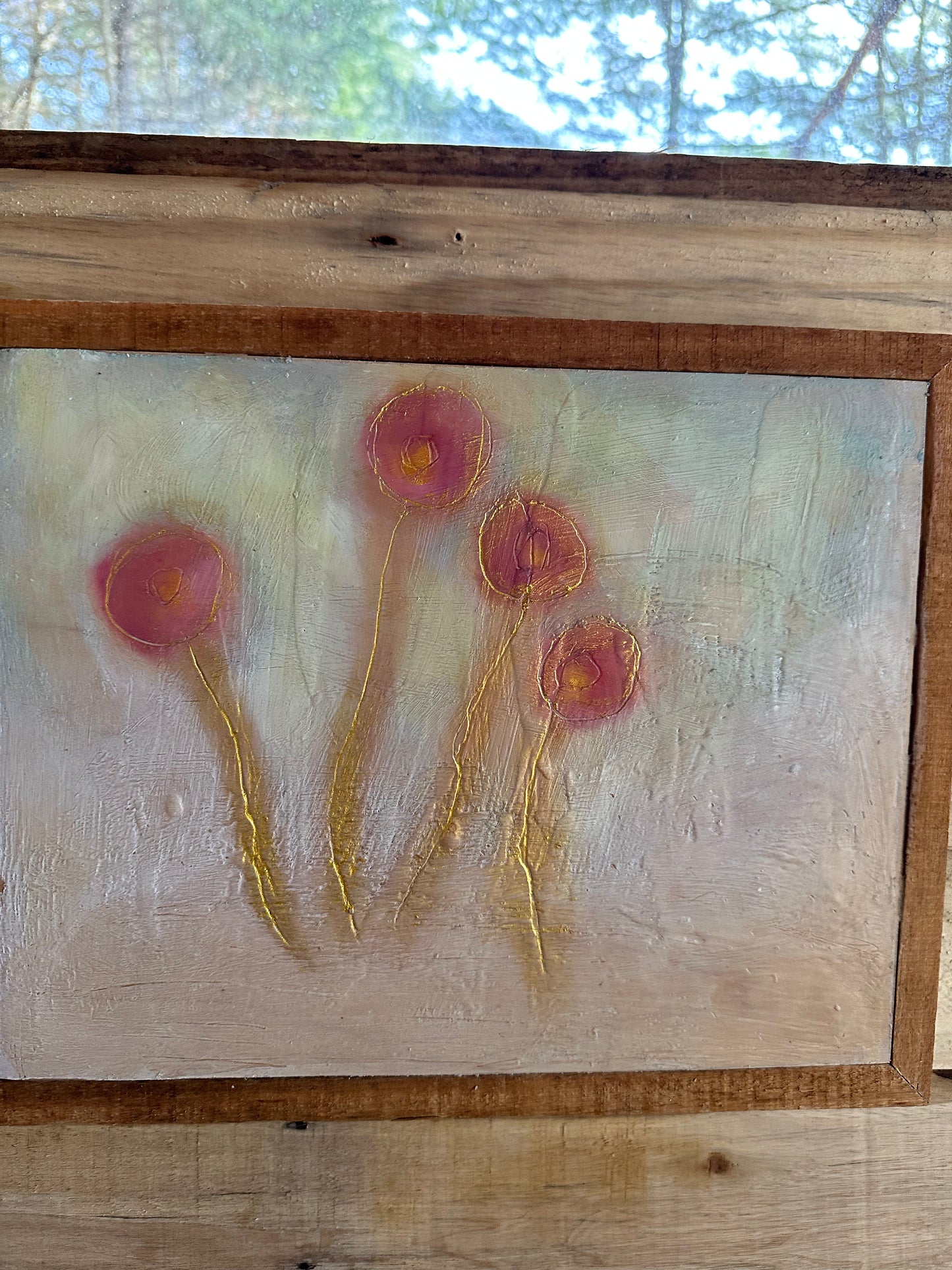 wildflowers, sun shimmer